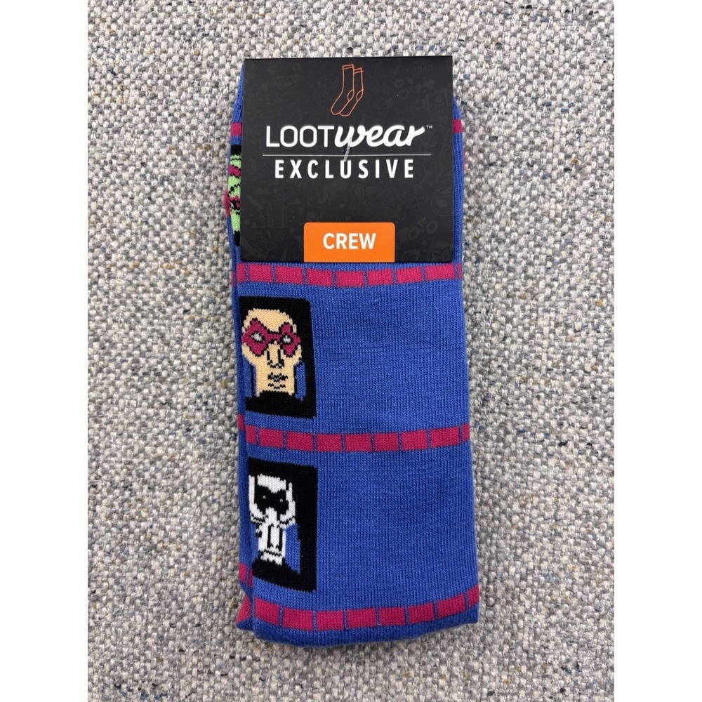 Loot Crate/Wear Man-E-Faces He-Man Masters of Universe MOTU Adult Sock 6-12